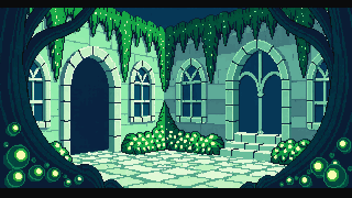 Juniper Mage Castle scene in Purrch Run