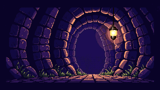 Sable Dungeon scene in Purrch Run