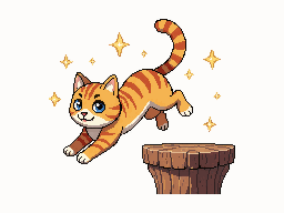 Purrch Run splash badge with cat runner artwork